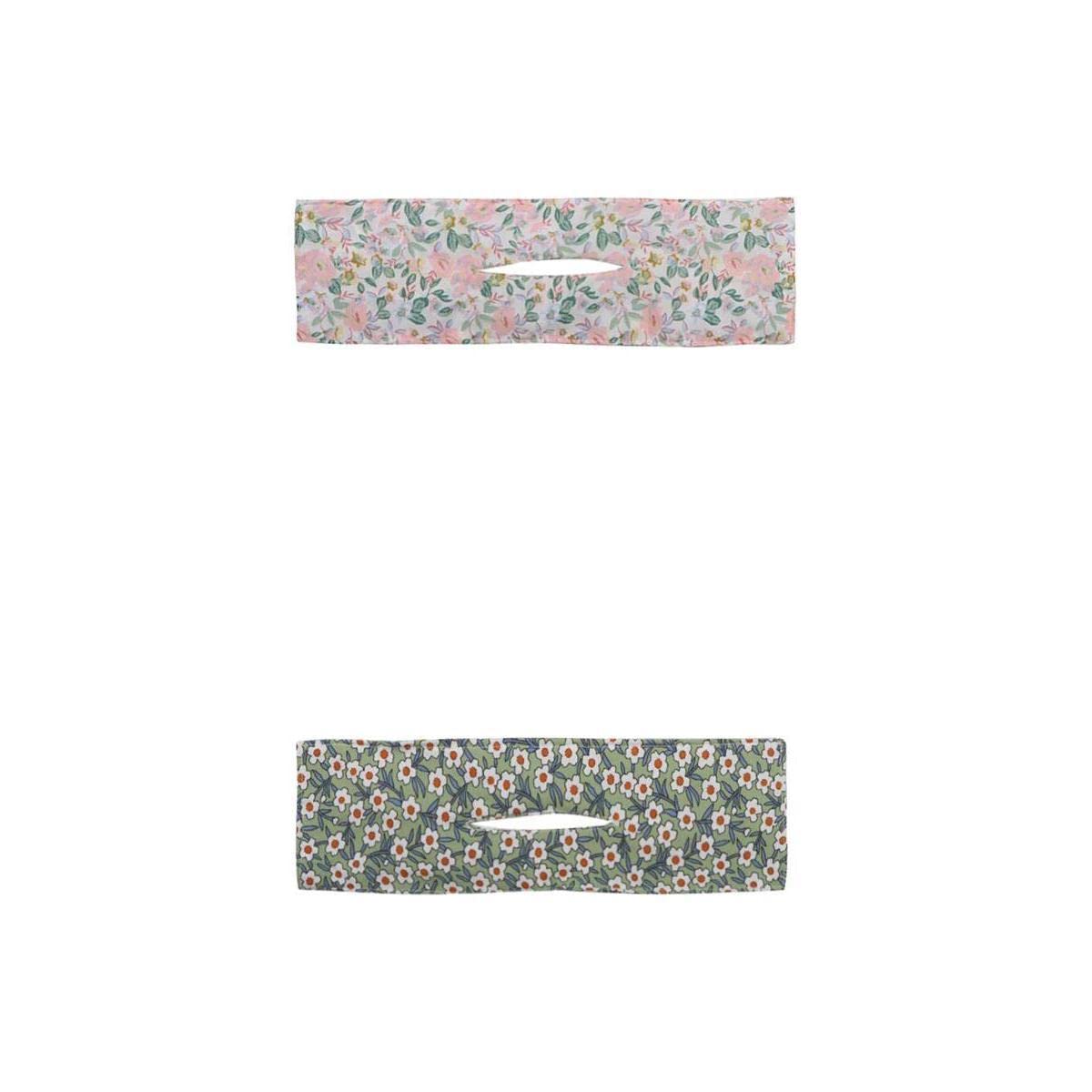 Heavenglow 2Pcs Deft Bun Fashion Hair Bands Women Knotted Wire Headband Print|2 Piece Hair Bands|Rollers & Curlers