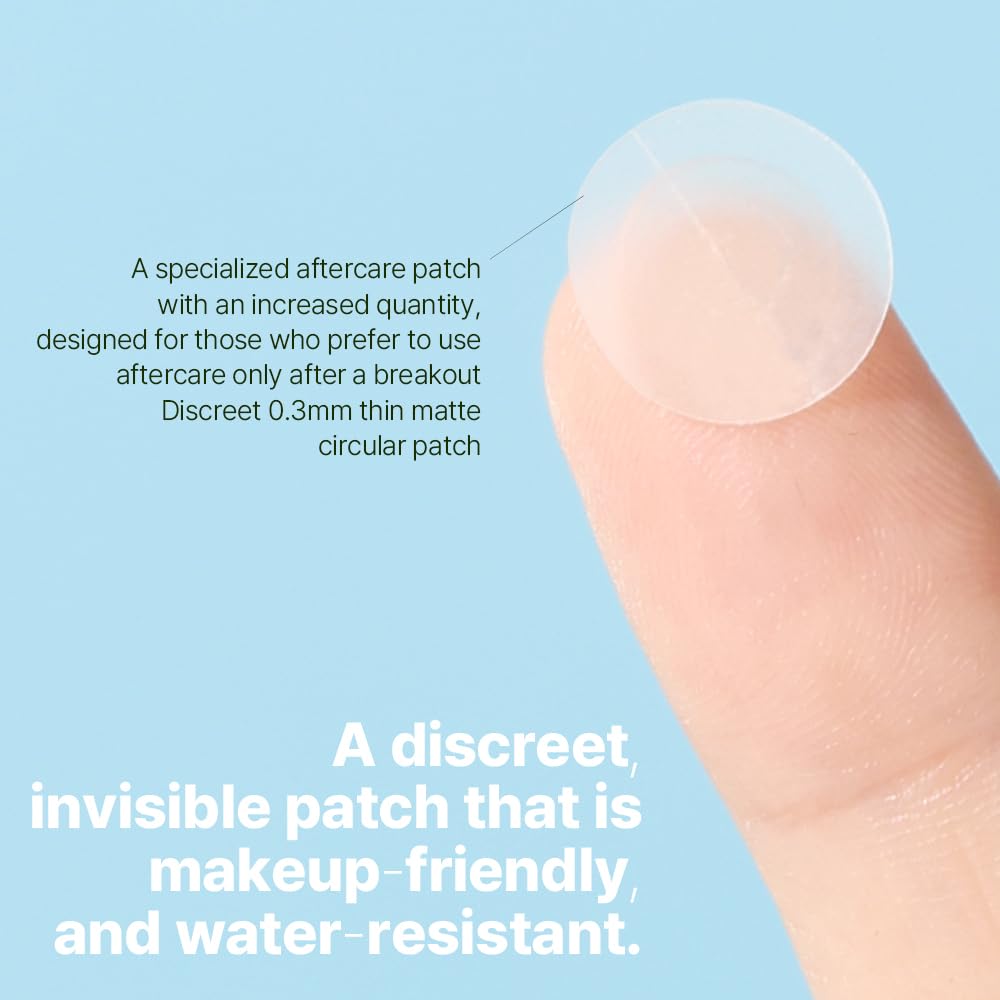Ariul True AC Spot Cover After Care Patch, invisible patch, Hydrocolloid Acne Pimple Patches for Covering Zits and Blemishes (Ni