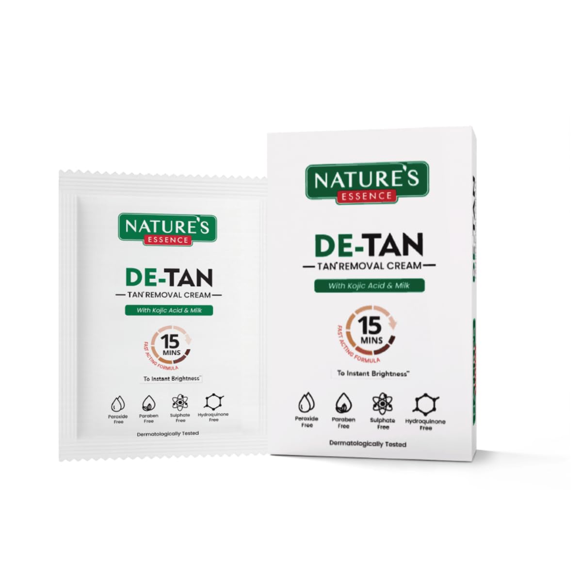 NatureS Essence Detan Pack Enriched With Kojic Acid, Milk, Papaya And Aloevera | Tan Removal Cream | Dermatologically Tested, H
