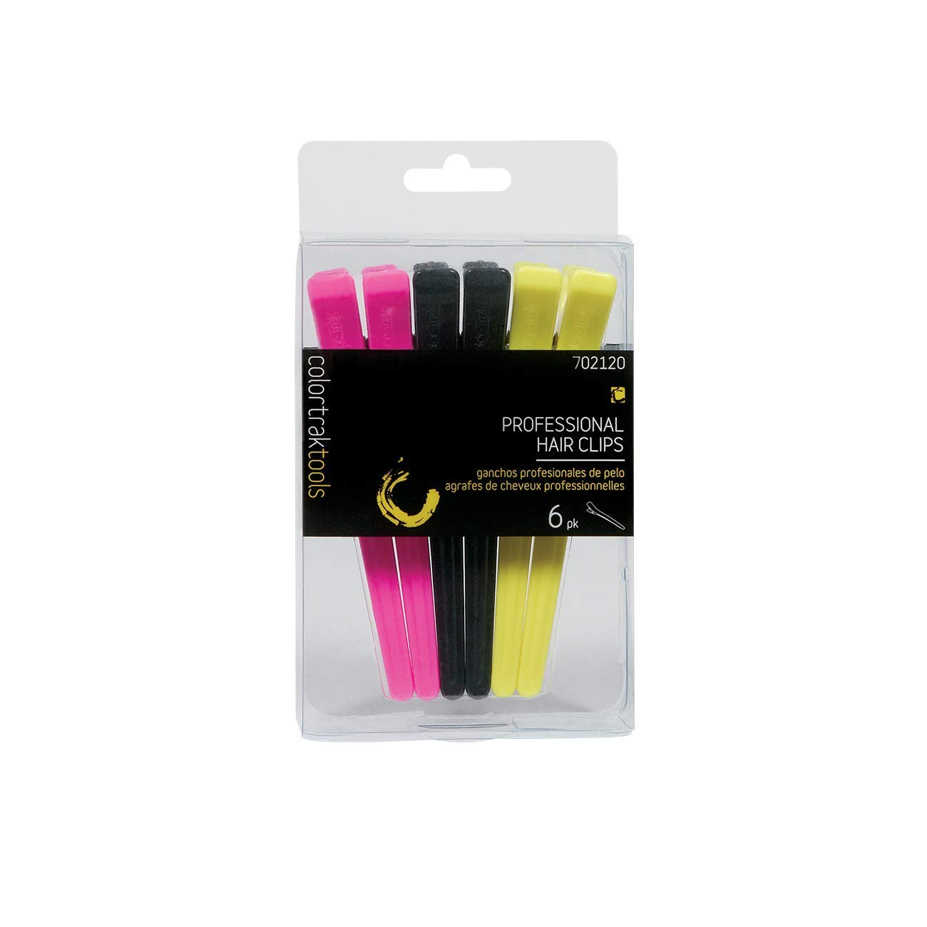 Colortrak Duckbill Clips, Tapered Tip Ideal For Sectioning, Strong Tension Springs, Long Grips For Easy Handling, Holds All Leng
