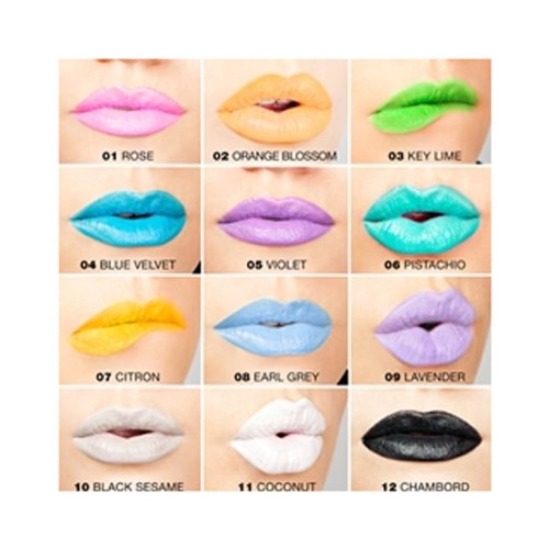 NYX Nyx macaron pastel lippies lipstick - key lime : mals03 ''lime green'' 0.16 oz