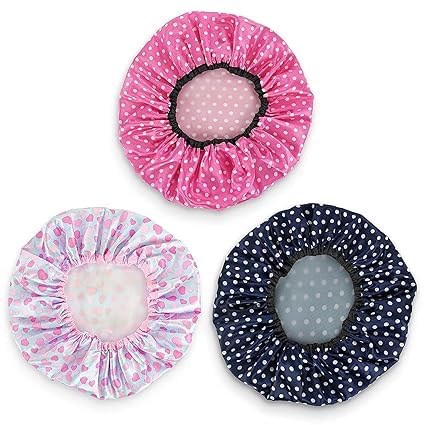 Tifurko Bathroom Shower Caps Waterproof Elastic Hair Reusable Head Cover Eva FreeSize Spa Cap For Homes, Salons, Hair Treatment