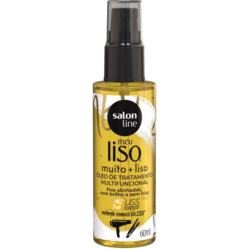 Salon Line - Linha Meu Liso (Muito +) - Oleo de Tratamento Multifuncional 60 Ml - (My Straight (Much More) - Multifunctional Tre