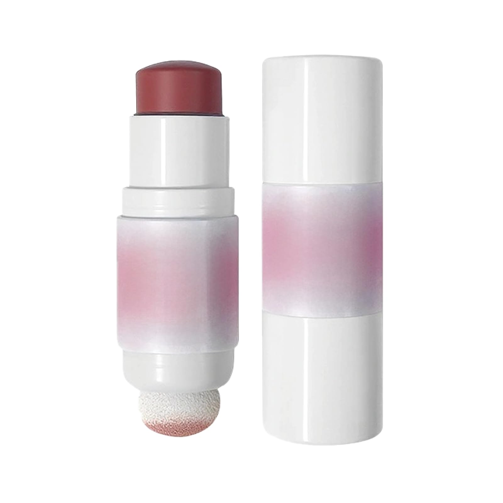 Matte Cream Blush Stick for Cheek Makeup, Pink Blusher Stick with Smooth Velvet Finish, Buildable Lightweight LongLasting Textu