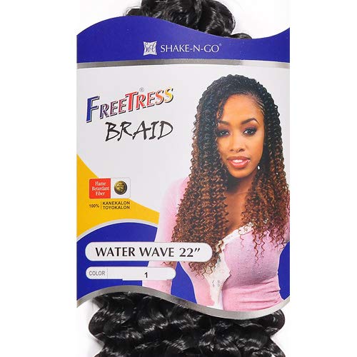 Synthetic Hair Braids Freetress Water Wave Bulk 22'' (6-Pack, 1)