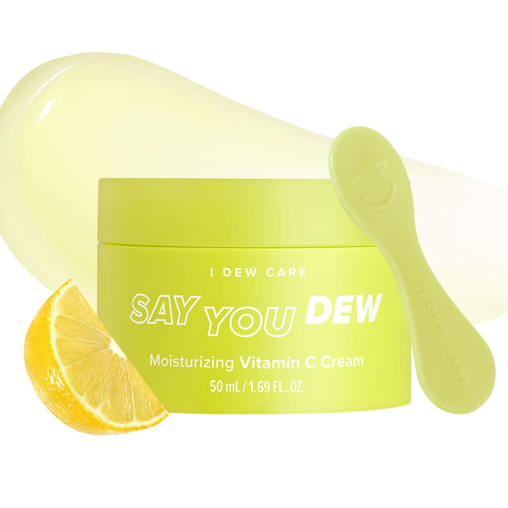 I Dew Care Vitamin C Face Moisturizer | Korean Skin Care Routine Panthenol, Niacinamide, Non-Irritating, Hydrate And Illuminate