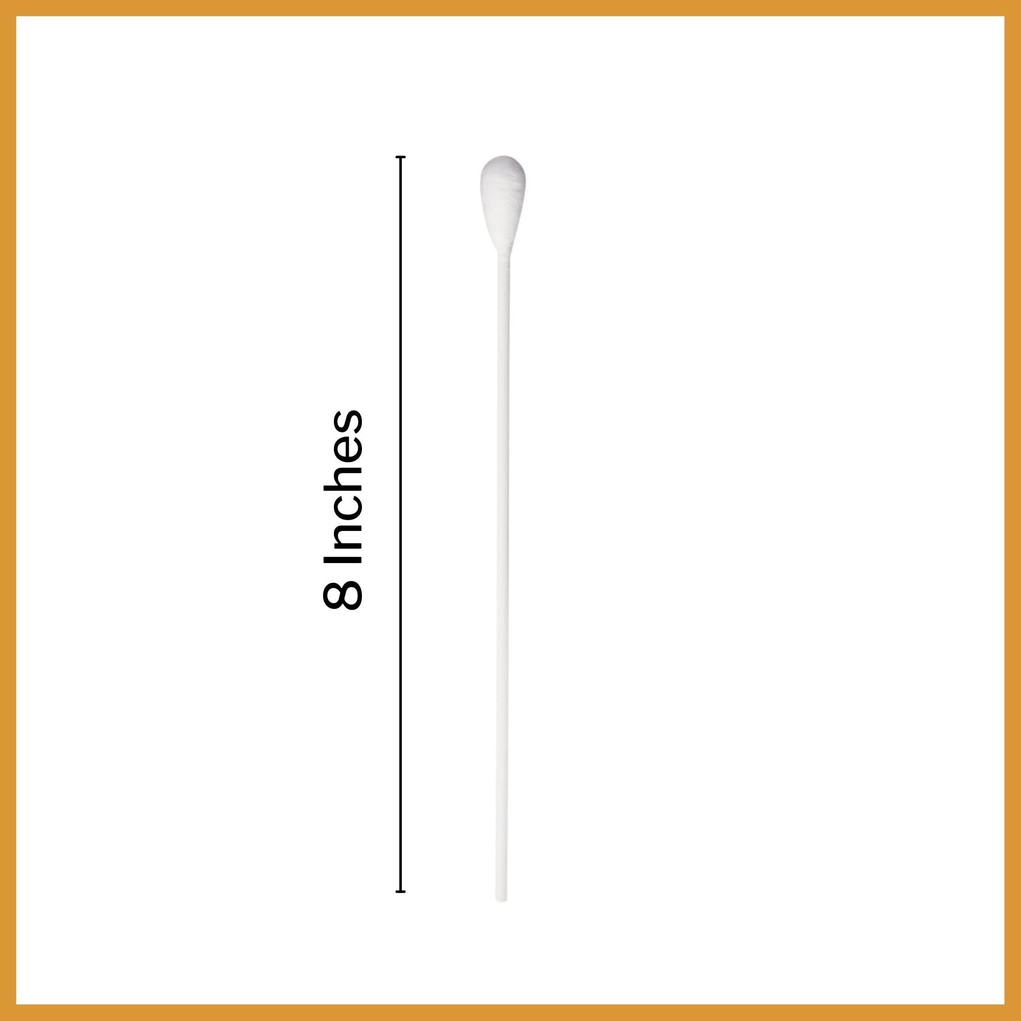 McKesson OB/GYN Applicators Rayon Tipped, Non-Sterile, 8 in, 50 Count, 1 Pack