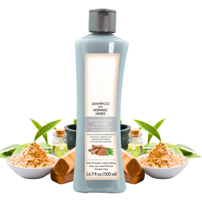 SHOPZYLICO LLC Natural AntiDandruff Shampoo with Hispanic Herbs, 500 ml