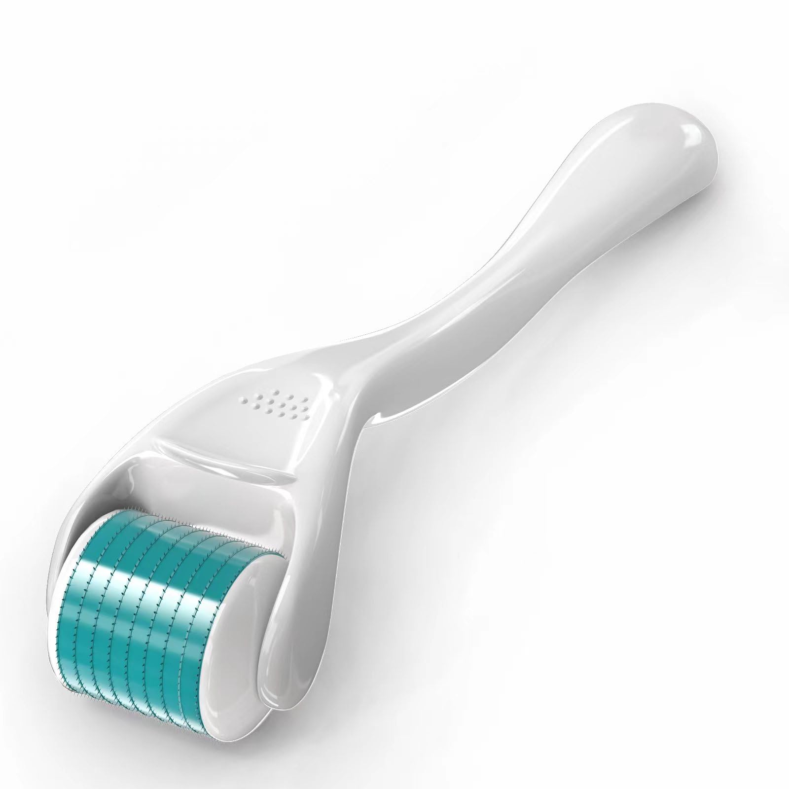 Bvcalacrity Micro Needling Roller Beard Roller 540 Stainless Steel Micro Needling for Hair Body Home Use(White