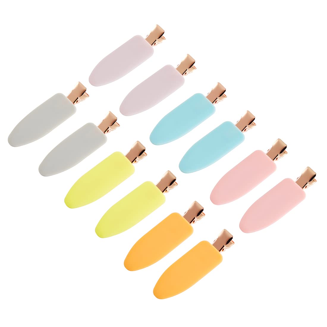 minihope Flat Hair Clips Makeup Hair Clips Hair Clips for Bangs 12 Cont (light)