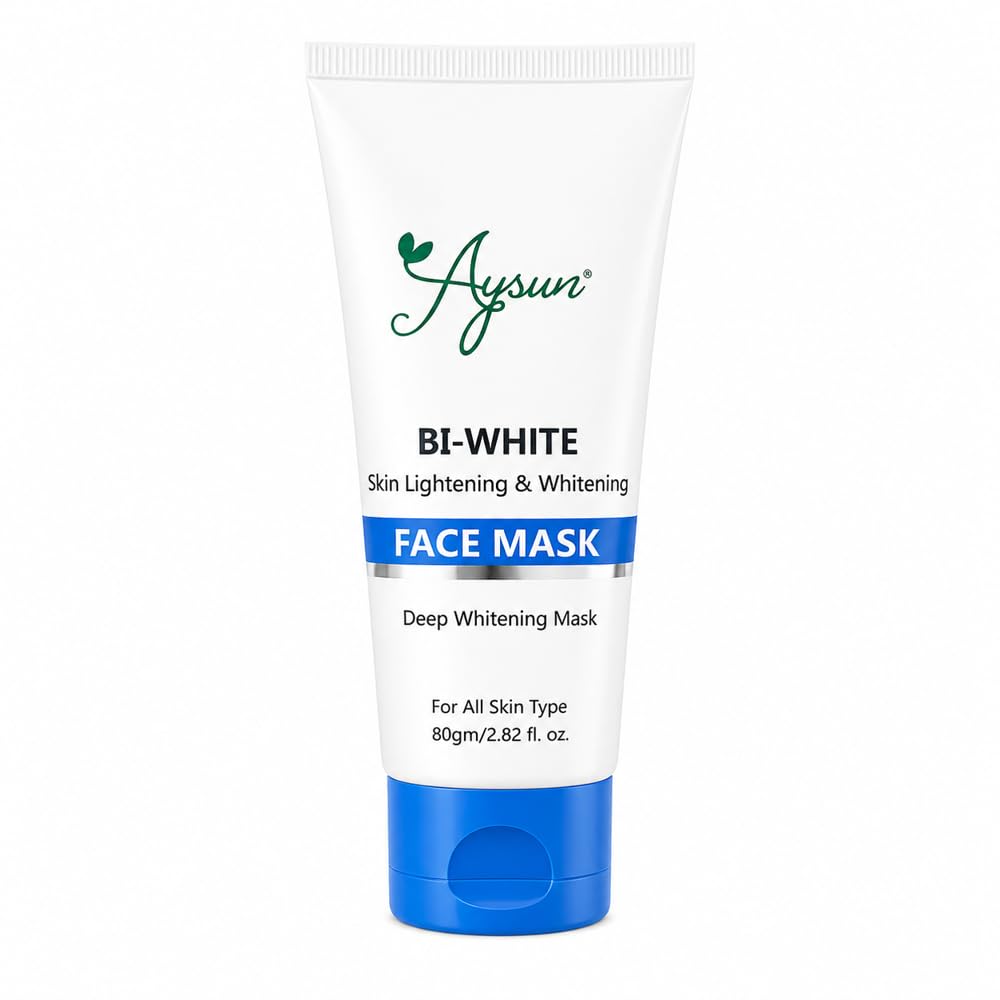 Aysun BiWhite Skin Brightening Face Mask For Women & Men | Deep Cleansing, Tan Removal & Glow Boost | Helps Improve Skin Tone &