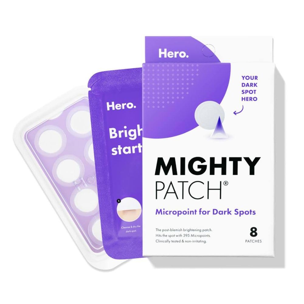 Mighty Patch Micropoint from Hero Cosmetics - Post-Blemish Dark Spot Patch with 395 Micropoints, Dermatologist Tested and Non-ir