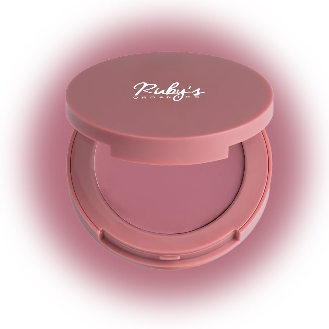 RubyS Organics Soft Matte Cream Blush Blush For Cheeks, Matte Finish, Face Makeup Enriched With Antioxidants And Vitamins, Che