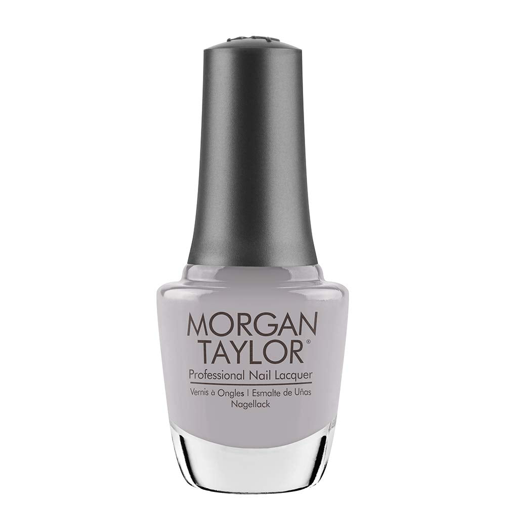 Morgan Taylor Nail Lacquer (Cashmere Kind Of Gal) Silver Nail Polish, Finger Nail Polish, Long Lasting Nail Polish, Silver Nail 