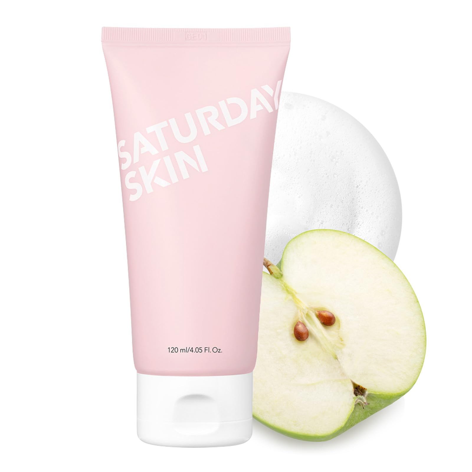 Saturday Skin Face Cleanser Hydrating Foam Cleanser Natural Ingredients Anti-Aging | Makeup Remover And Face Wash | Fragrance Fr
