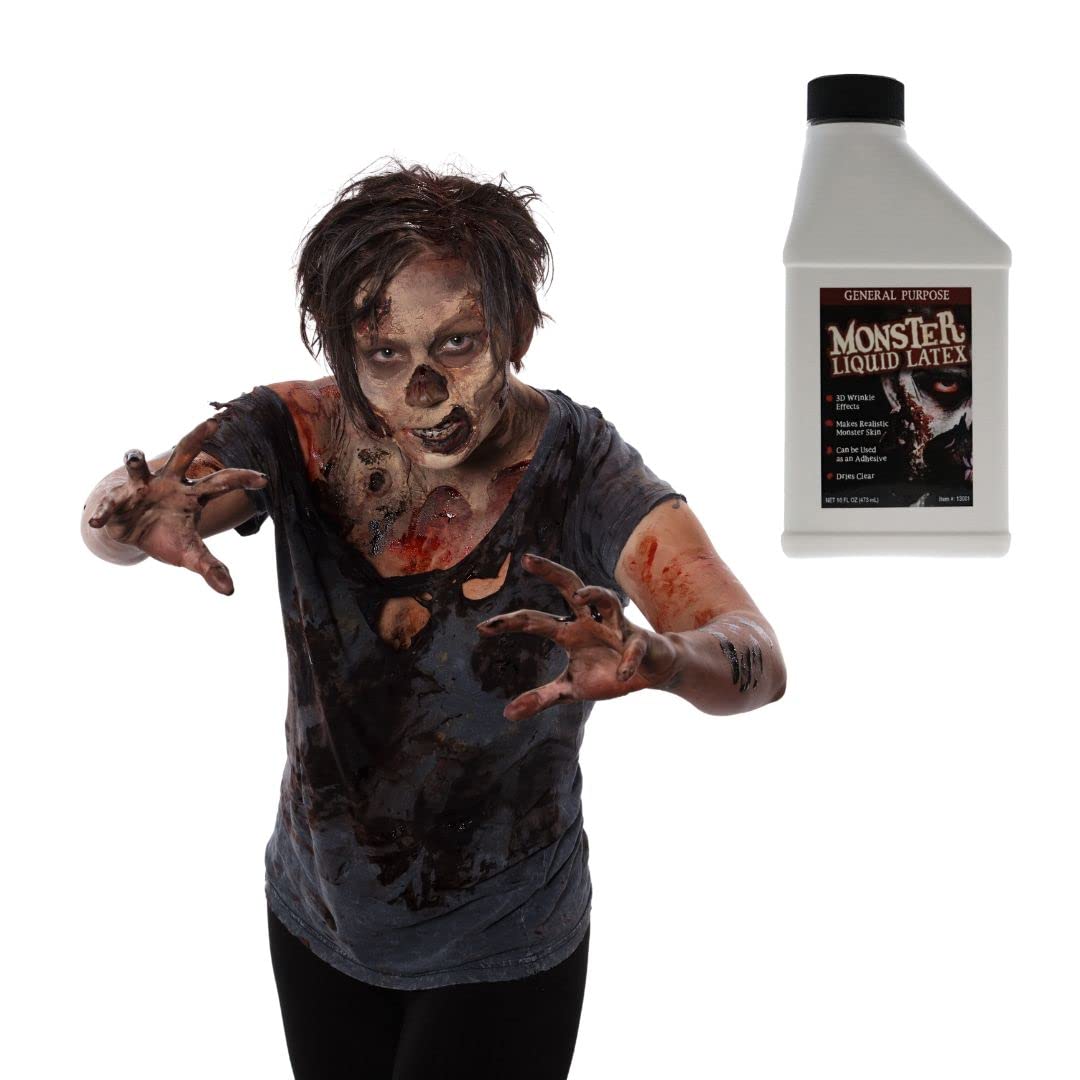 Fx Monster Liquid Latex (2 Pack) For Halloween Costume, Zombie, Vampire, Monster Make Up & Dress Up, Special Effects, Parties An