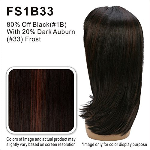 Vivica A. Fox Afro Curl Kinky Bulk Extension, 5.8 oz, FS1B/33, Model HKBK16-V-FS1B_33, Medium Human Hair