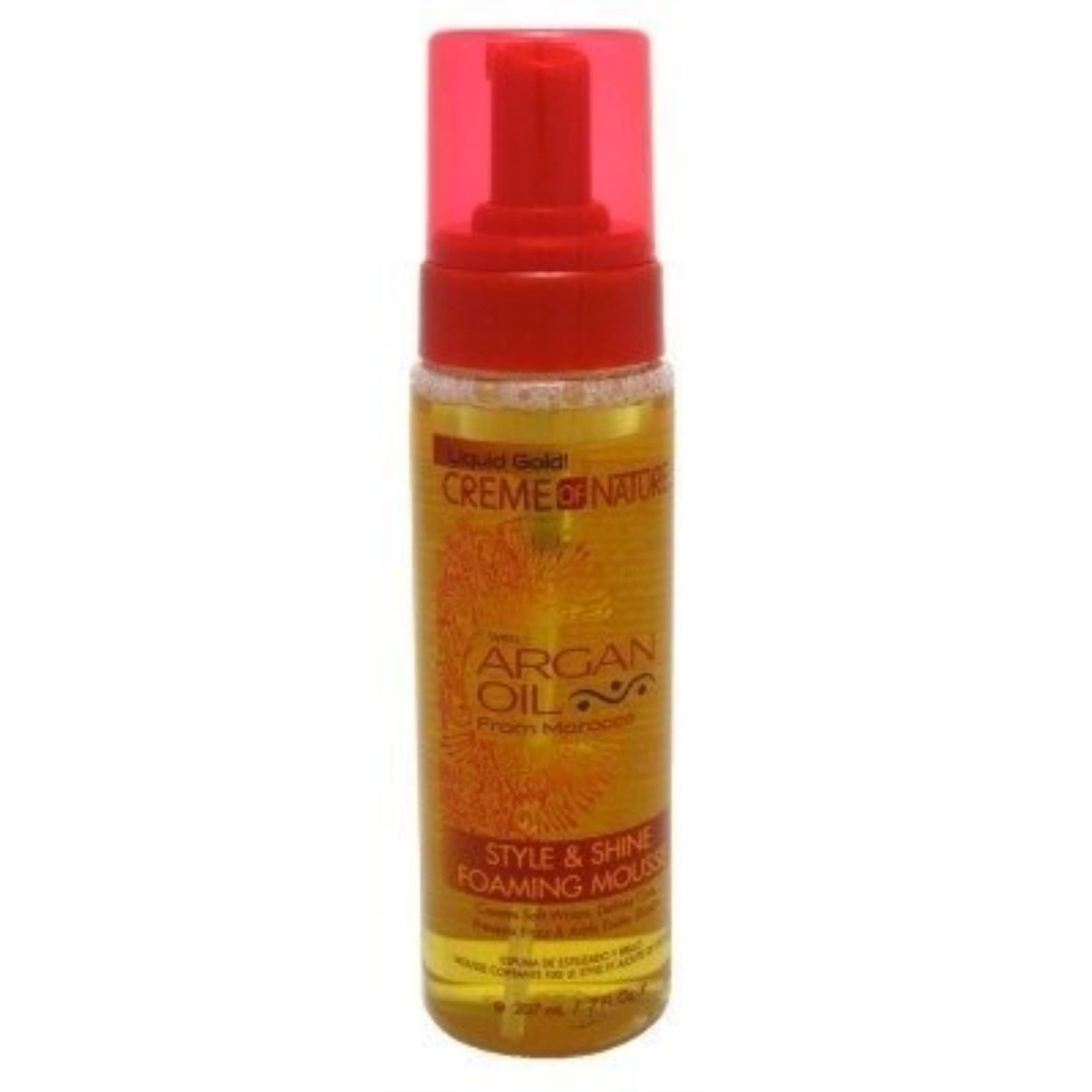 Creme Of Nature Argan Oil Style & Shine Foam Mousse, 7 Ounce (Pack Of 3)