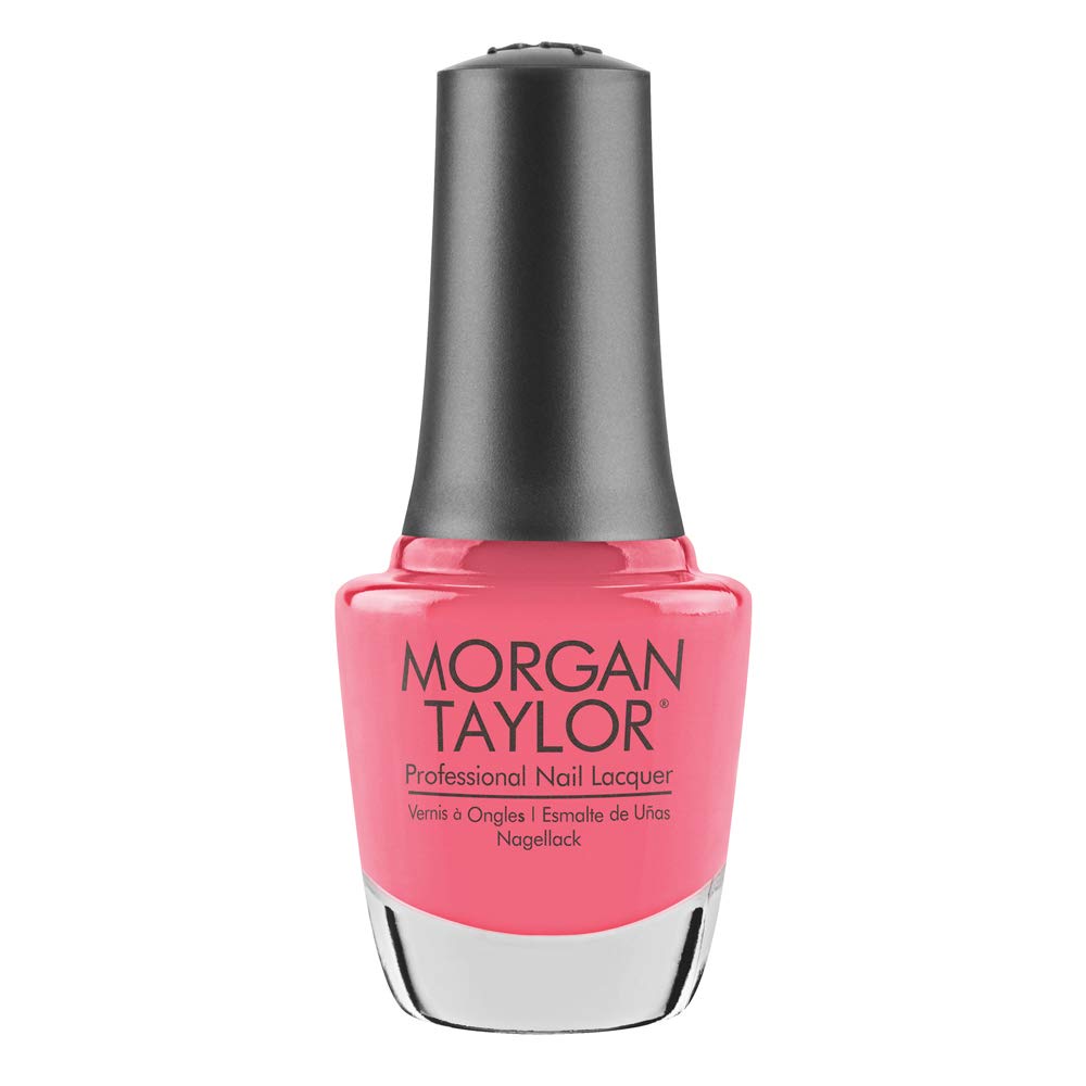Morgan Taylor Nail Lacquer (Pacific Sunset) Pink Nail Polish, Finger Nail Polish, Long Lasting Nail Polish, Pink Nail Lacquer, F
