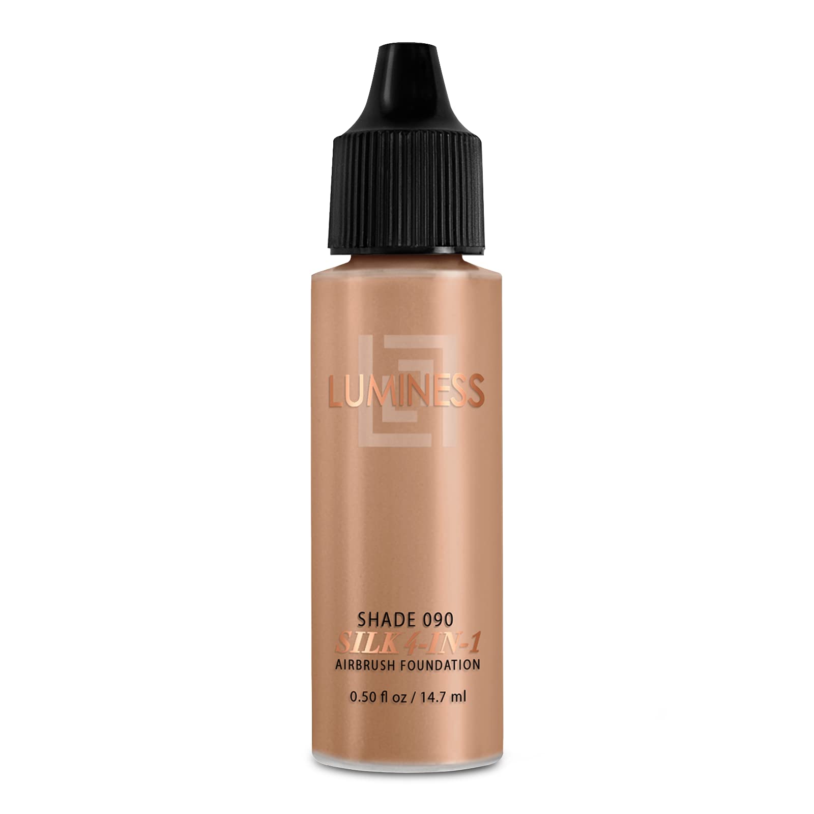 Luminess Air Silk 4-In-1 Airbrush Foundation- Foundation, Shade 090 (.5 Fl Oz) - Sheer to Medium Coverage - Anti-Aging Formula H