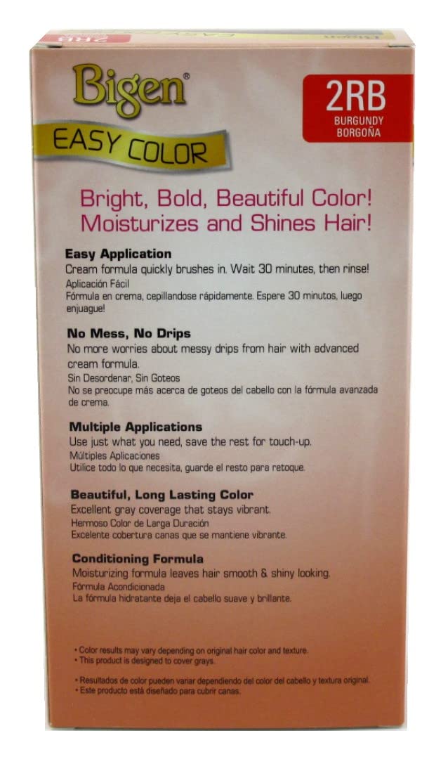 Bigen Easy Color #2Rb Burgundy Kit, 1 Ea, 1Count
