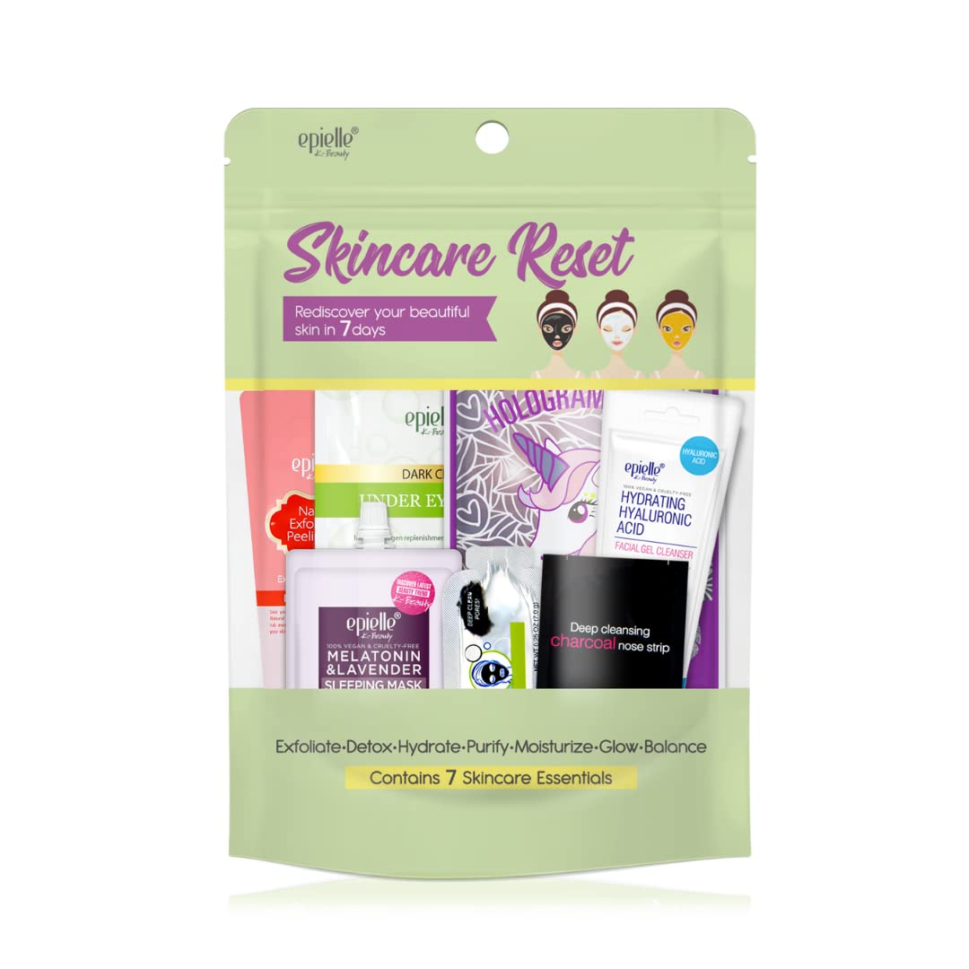 Skincare Beauty Kit | Korean Beauty | 6 Items Included | Gift Set For Women | Spa Gift For Women | (Skincare Reset Kit) | Mother