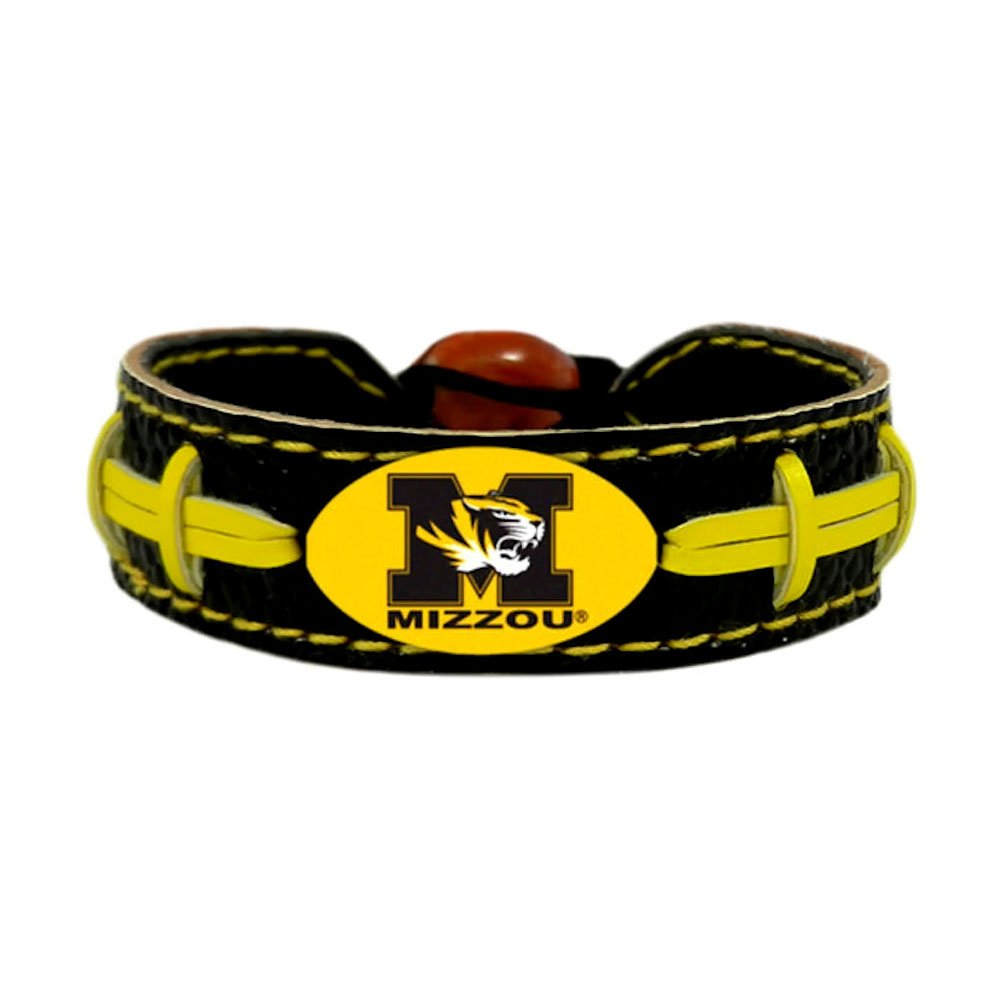 Missouri Tigers Team Color Football Bracelet