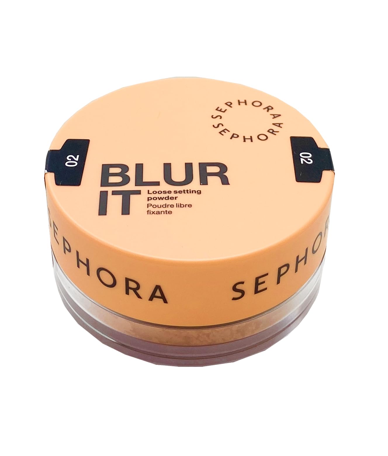 SEPHORA COLLECTION Blur It Loose Setting Powder  02 Brightening Peach (for medium to dark w/gold undertones) 0.26 oz/7.5 g