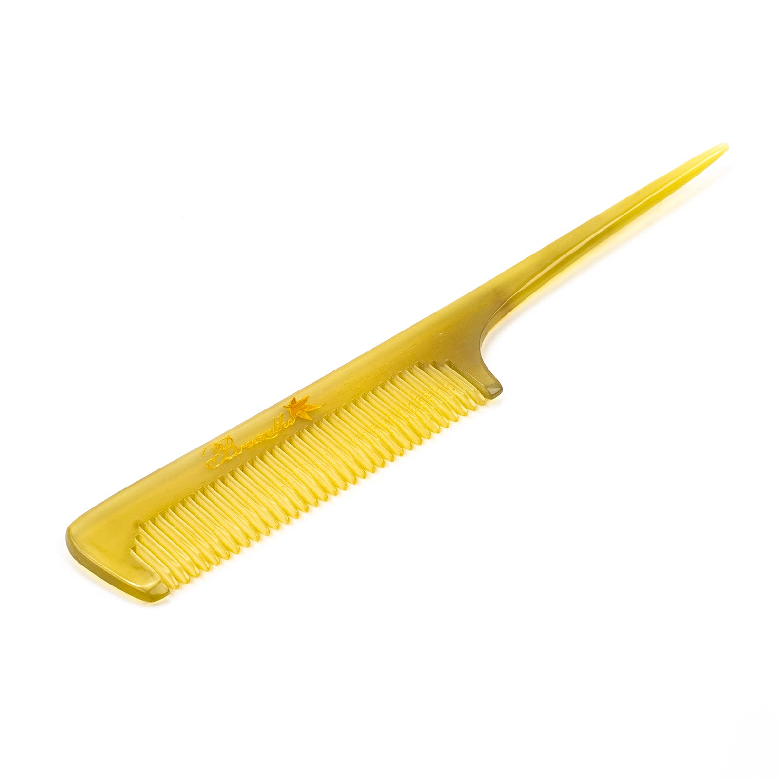 Breezelike Hair Comb - Fine Tooth Tail Comb For Women - No Static Natural Sheep Horn Comb