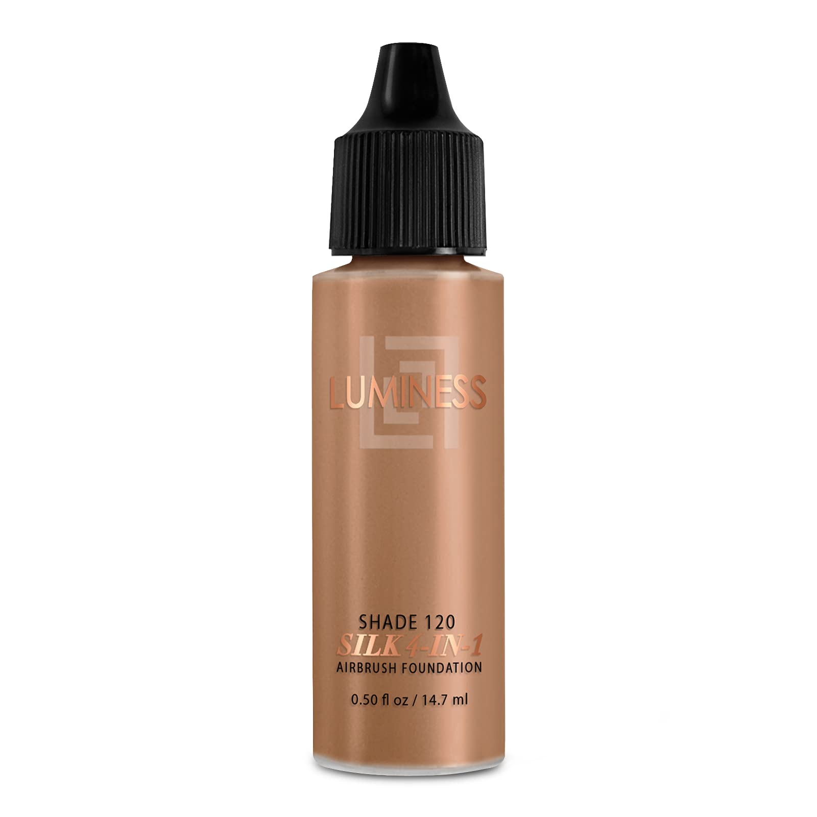 Luminess Air Silk 4-In-1 Airbrush Foundation- Foundation, Shade 120 - Sheer to Medium Coverage - Anti-Aging Formula Hydrates and