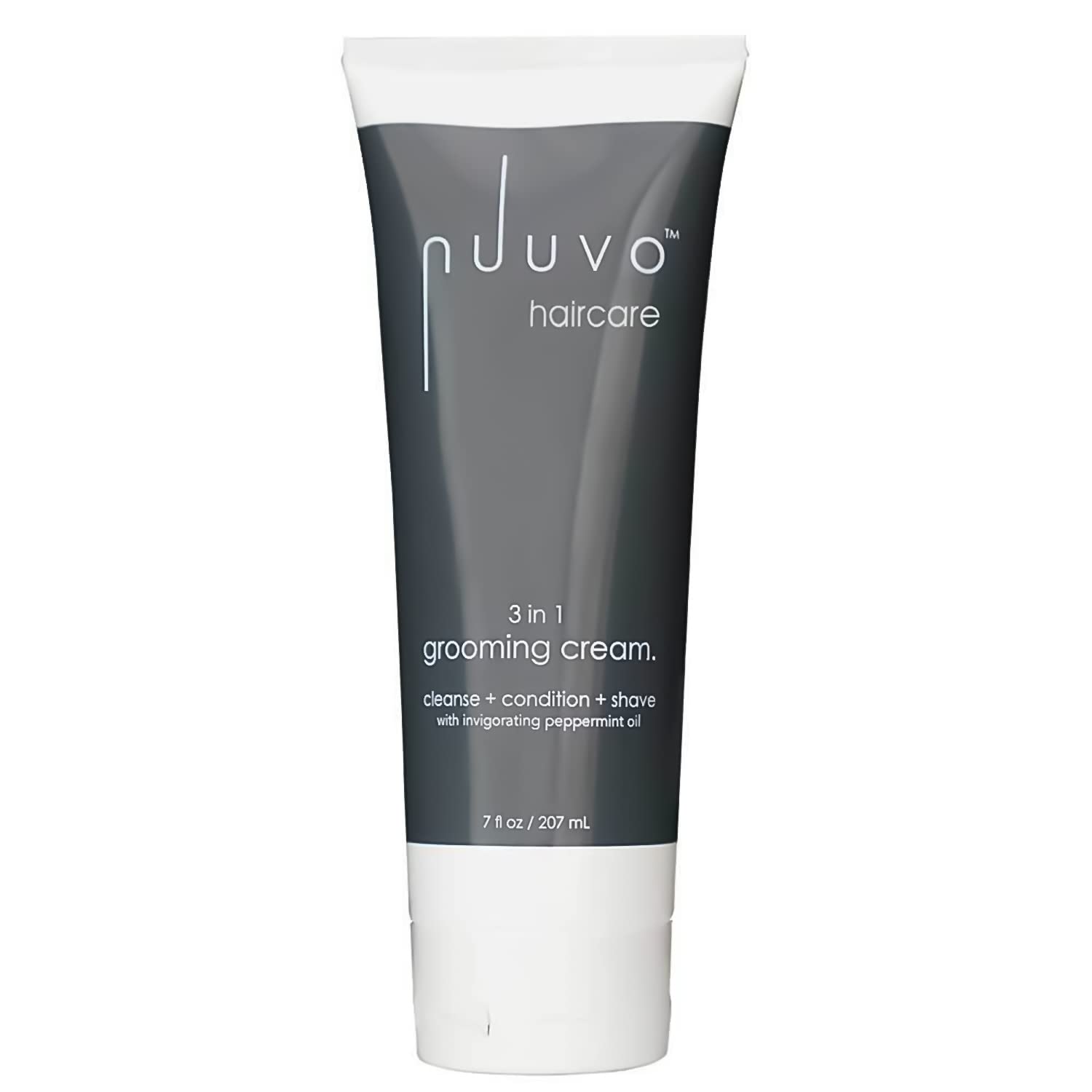 Nuuvo Haircare 3in1 Grooming Cream 7oz, Salon-Quality No Poo Lather Cleanser - Deep Conditioning Hair Treatment with Plant Extra