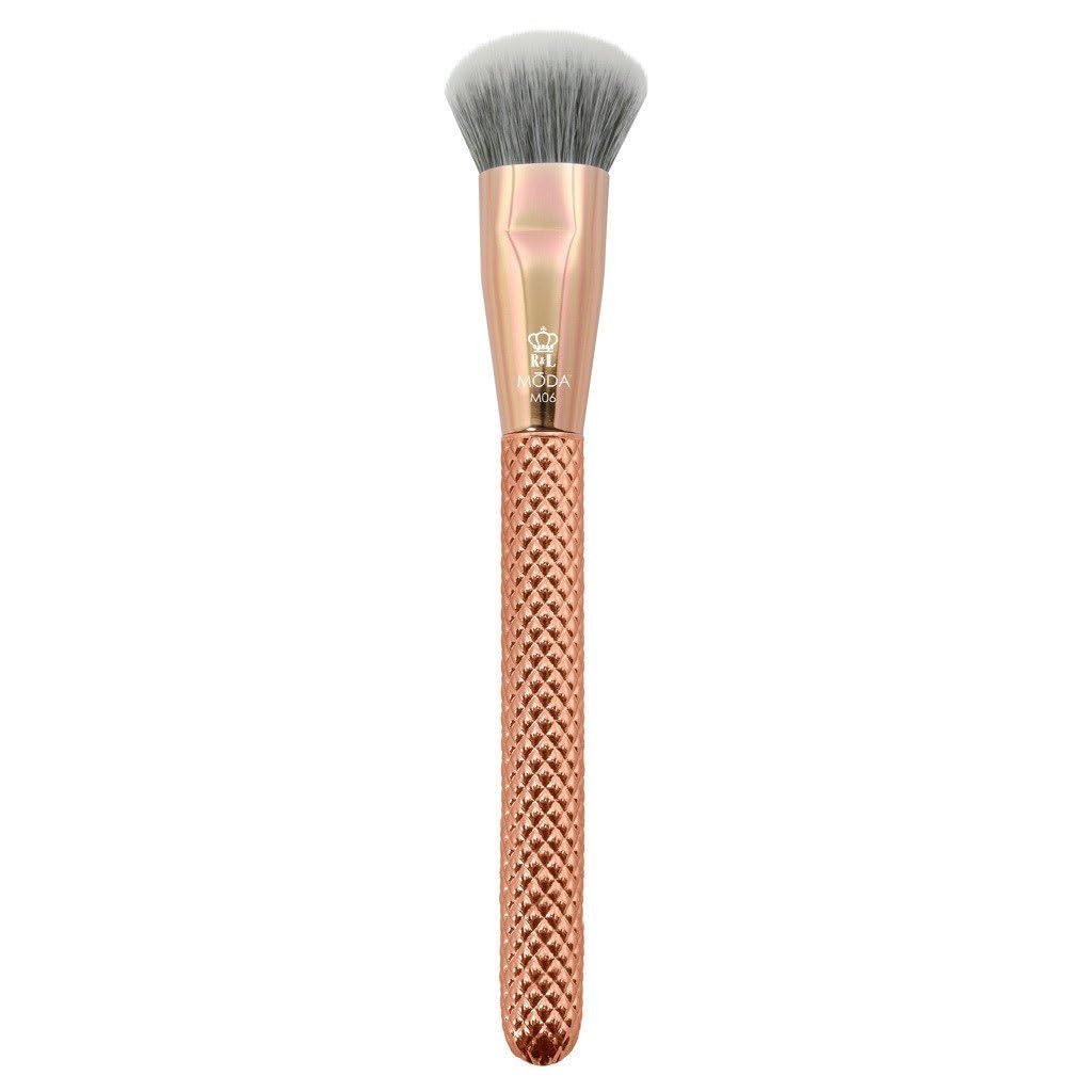 MODA Metallics Complexion Brush  MultiPurpose Face Brush for Blush, Bronzer & Foundation