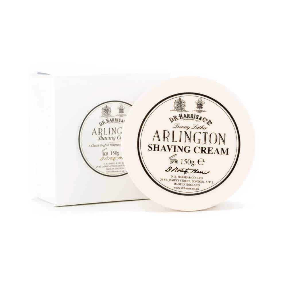 D.R. Harris Arlington Shaving Cream Bowl - 150g, Tan, Luxurious Lather, Ideal for Smooth Shaving Experience