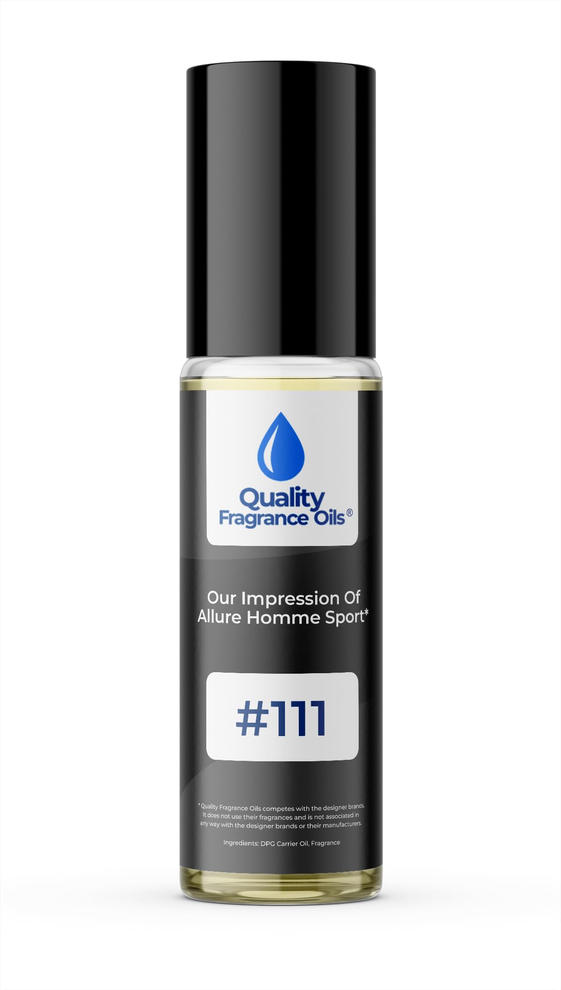 Quality Fragrance Oils' Impression #111, Inspired by Allure Homme Sport (10ml Roll On)
