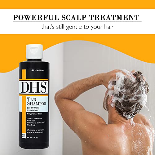DHS Tar Shampoo 8 Ounce.