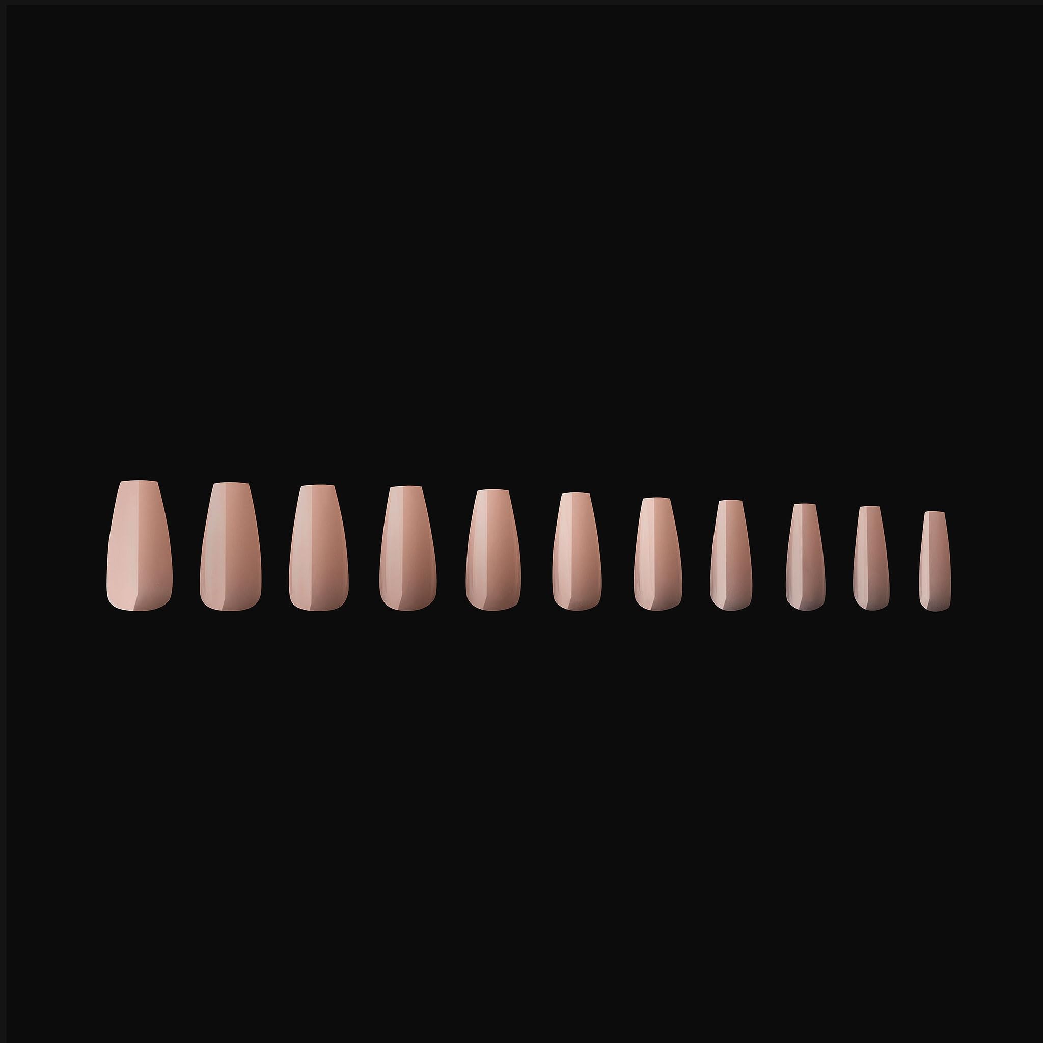Apres Neutrals Gel-X Emma Box Of Nail Tips, 11 Sizes 00-9, Soft Gel Tip Box (150Pcs) (Natural Coffin Medium, 150)