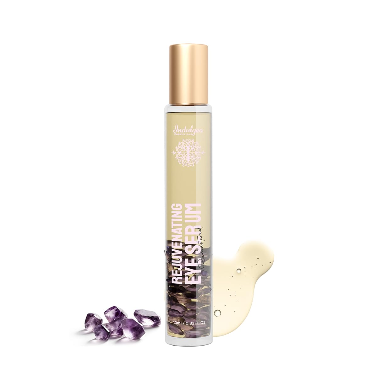 Indulgeo Essentials RollOn Remastered Rejuvenating Eye Serum (10Ml) | AntiPigment Under Eye Serum For Dark Circles, Puffiness,
