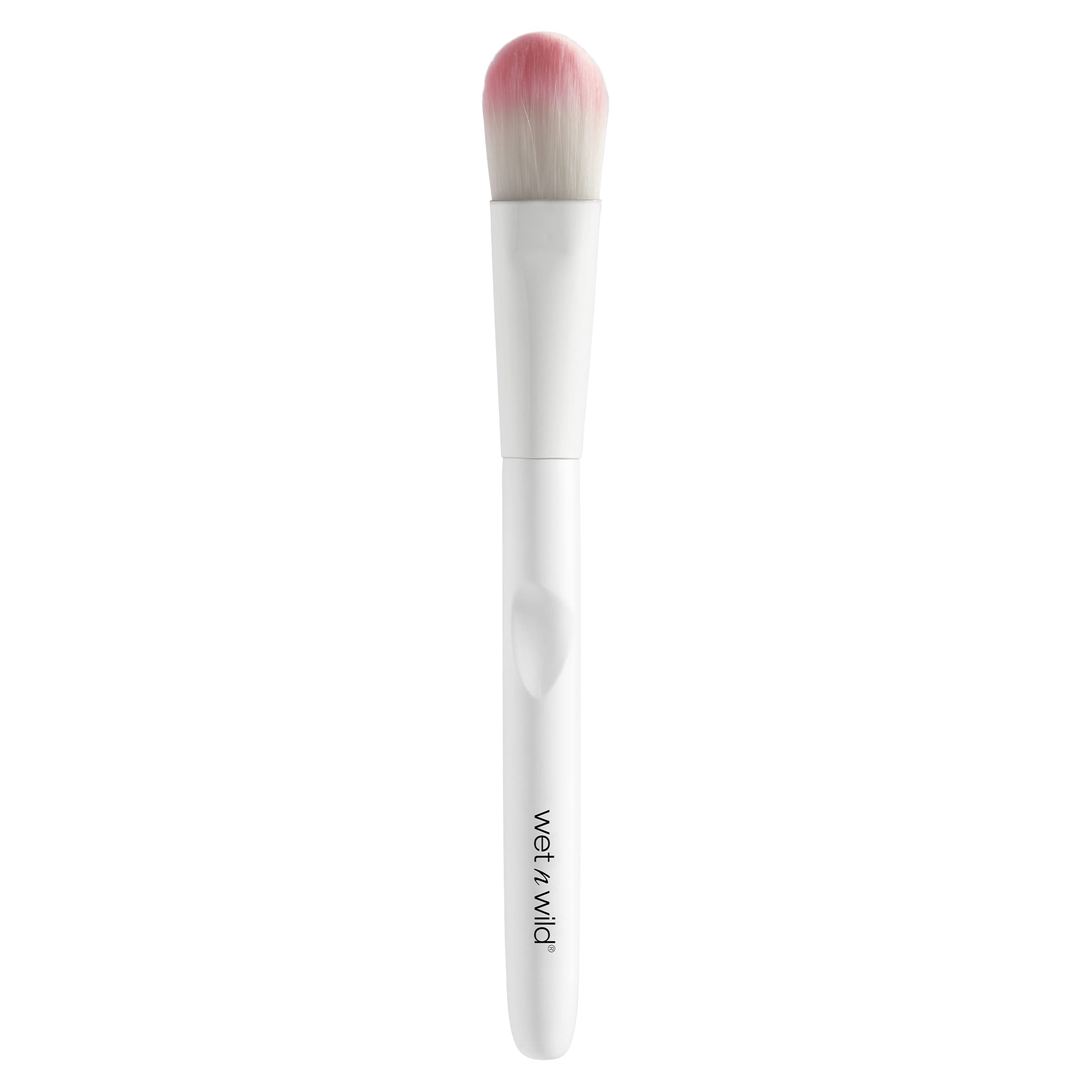 wet n wild Foundation Brush - Densely-Packed Synthetic Bristles, Ergonomic Handle, 7.28 in, Ideal for Liquid, Cream & Powder, Model C795A