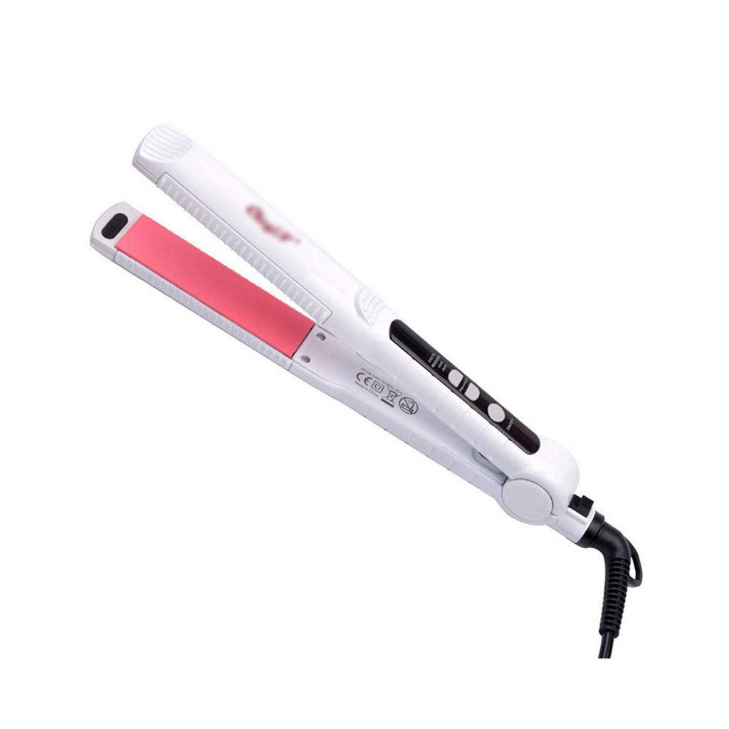 QOPCBCGN 3 in 1 Hair Curler Rollers Straightener Iron Interchangeable Curling Straightening Corrugated Styling Tools