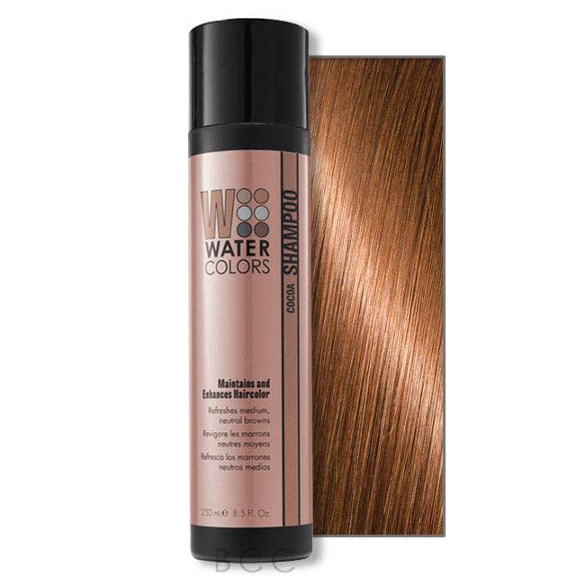 Watercolors Color Depositing Sulfate Free Shampoo, Maintains & Enhances Hair Color (Classic Cocoa 8.5 Fl Oz)