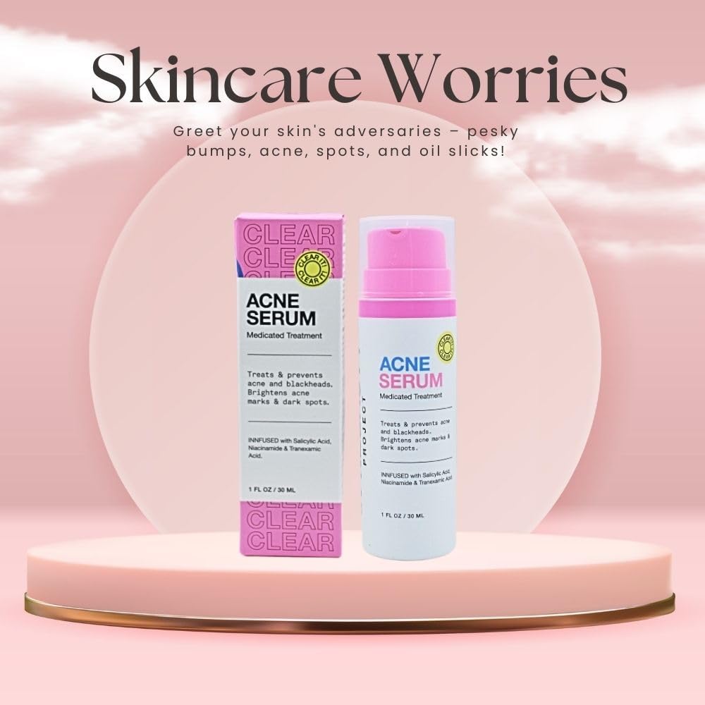 iNNBEAUTY PROJECT Acne Serum Medicated Treatment for Acne & Blackheads 1 oz / 30 ml
