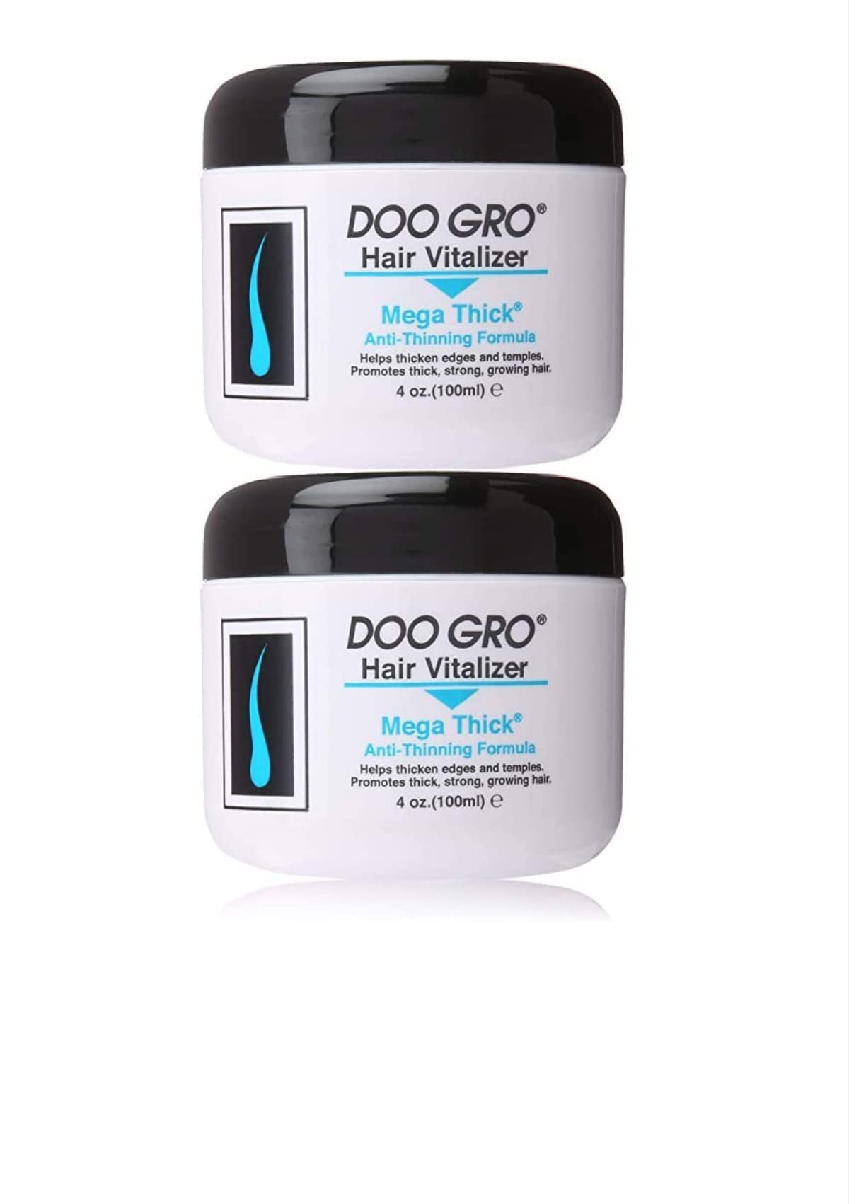 DOO GRO Hair Vitalizer Mega Thick , 4 oz (Pack of 2)