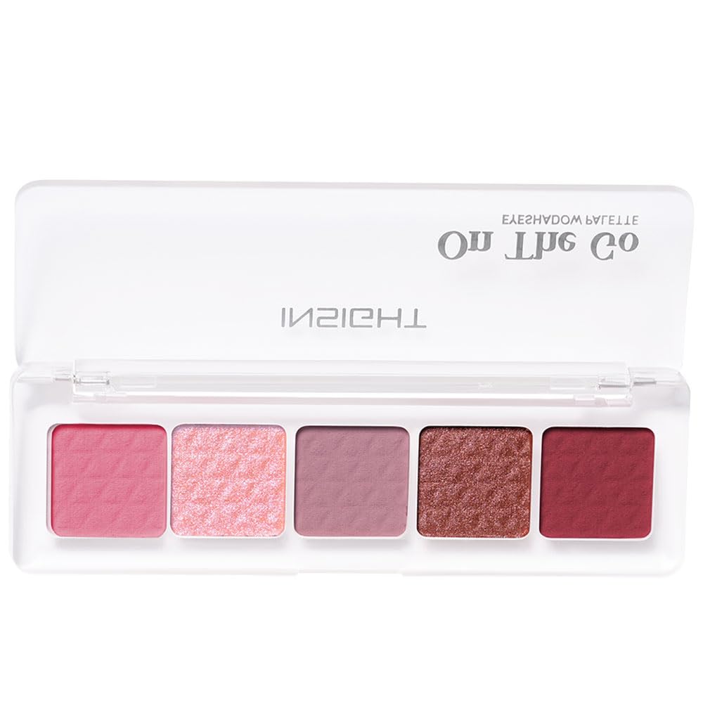 Insight On The Go Eyeshadow Palette - Rosaline | Highly Pigmented | Silky Smooth | Crease-Free Blending | Shimmer & Matte Shades