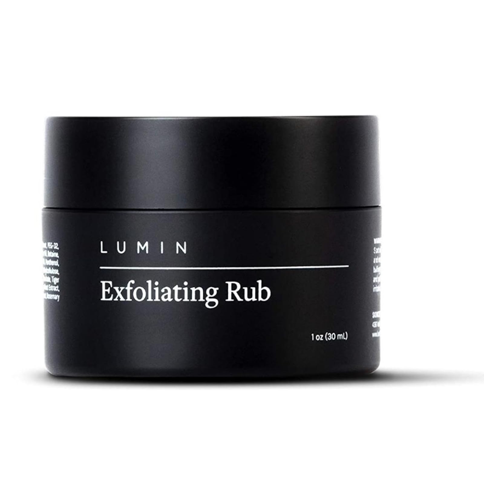 Lumin - Charcoal Scrub Deep Detox for Men - Face Cleanser for Men, Pre Shave Scrub, A Charcoal Face Exfoliator that Refreshes &
