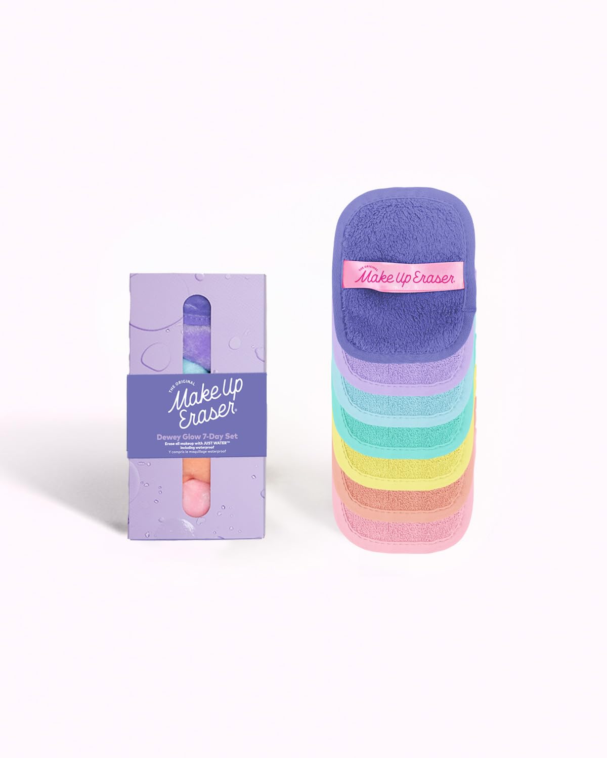 The Original Makeup Eraser, 7-Day Set, Erase All Makeup With Just Water, Including Waterproof Mascara, Eyeliner, Foundation, Lip