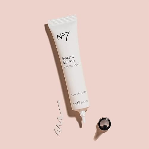 No7 Instant Illusion Wrinkle Filler - Smoothes + Blurs Fine Lines And Wrinkles - Skin Plumping Anti Wrinkle Treatment - Younger
