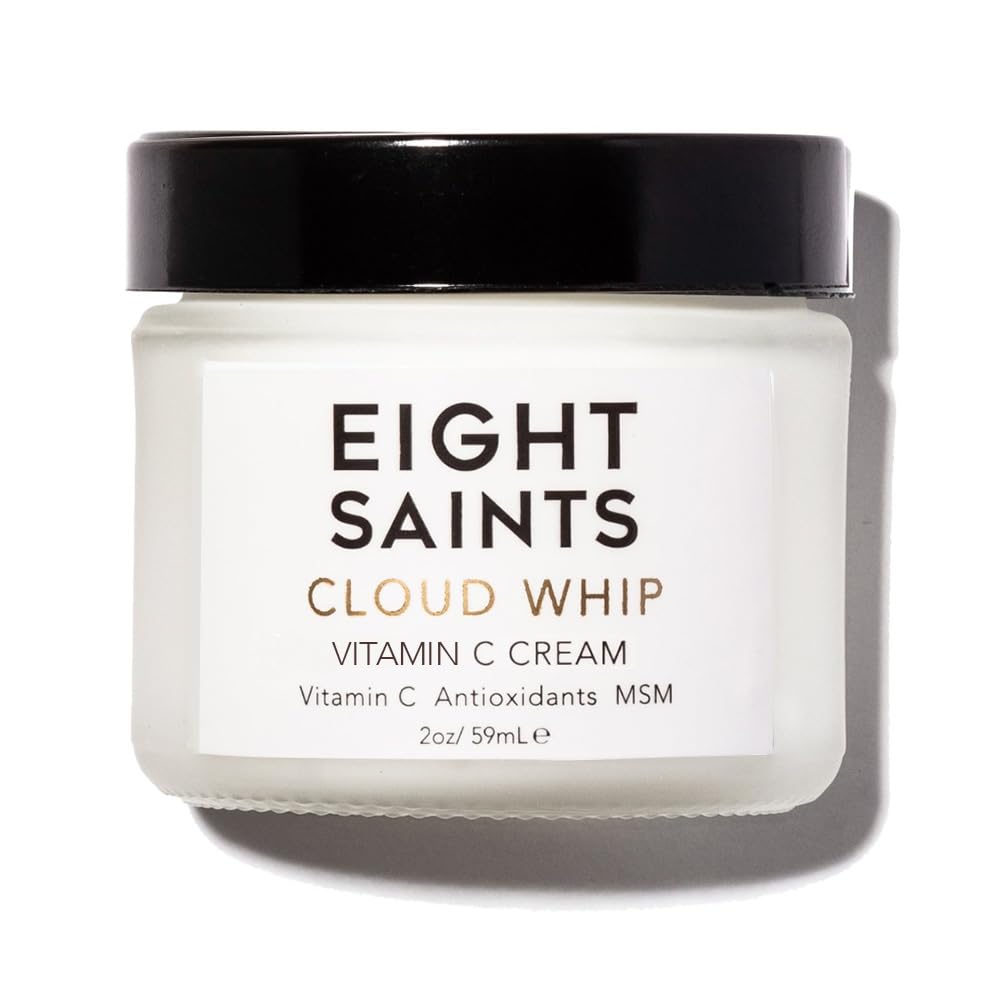 Eight Saints Skincare Cloud Whip Vitamin C Face Moisturizer Day Cream, Natural and Organic Face Cream For Women, Anti Aging Crea
