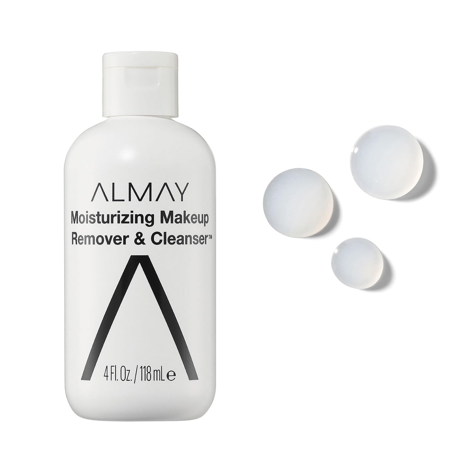 Almay Moisturizing Makeup Remover, Dermatologist Tested And Fragrance-Free, Hypoallergenic Cleanser, Removes Regular And Longwea