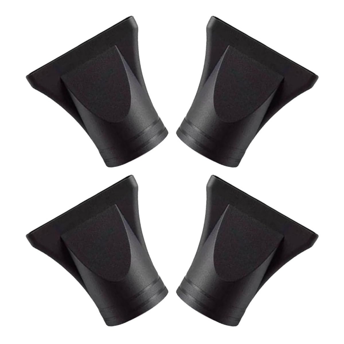 DEARMAMY 4pcs Plastic Hair Dryer Nozzle Tip Narrow Concentrator Replacement Blow Dryer Attachment Precision Styling Tool for Sal