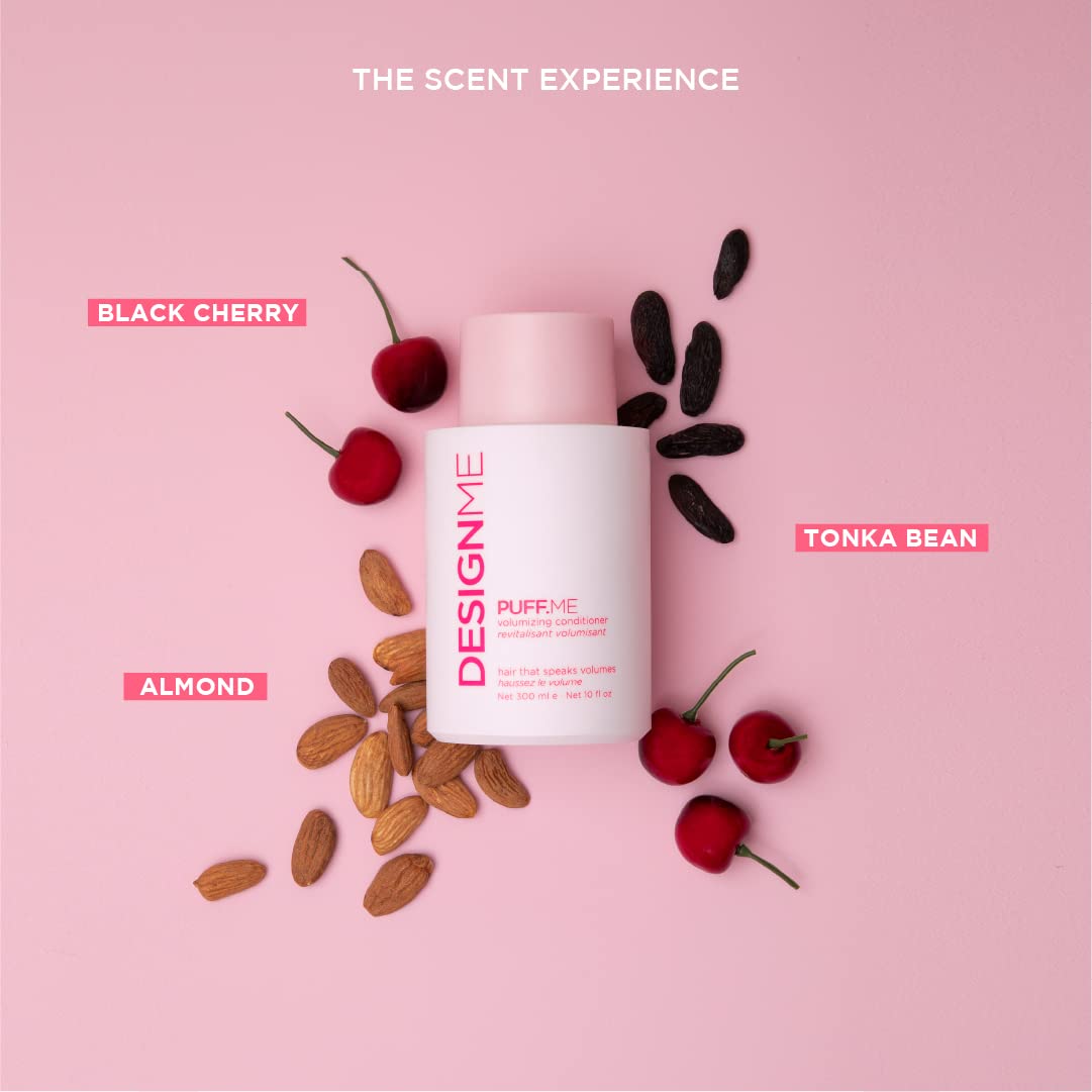 PUFF.ME Volumizing Conditioner by DESIGNME | Hydrating, Adds Volume, Body and Shine for Thicker & Bouncier Hair | For Fine & Med